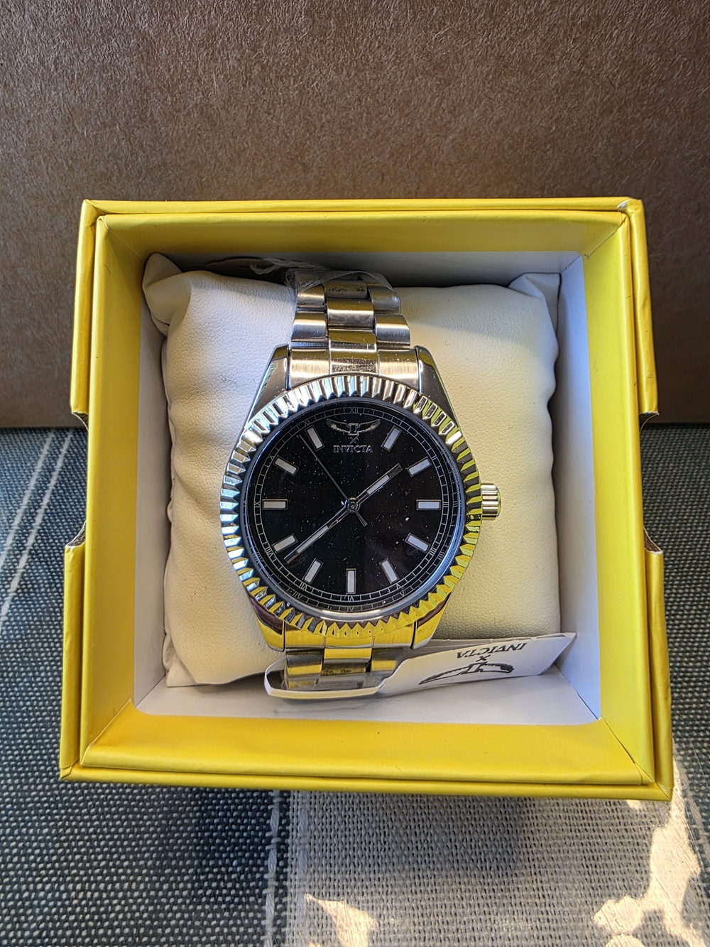 Invicta Men's Silver Stainless Steel Watch Bundle 3x1